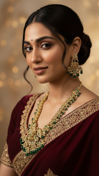 Grand Antique Temple Haram Set