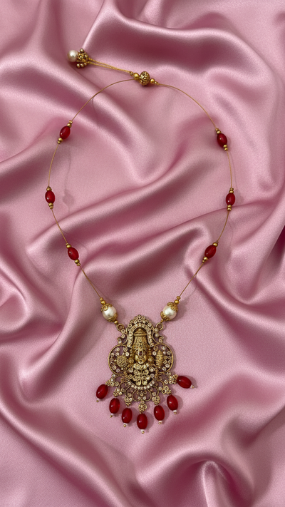 Temple Goddess Pendant Necklace