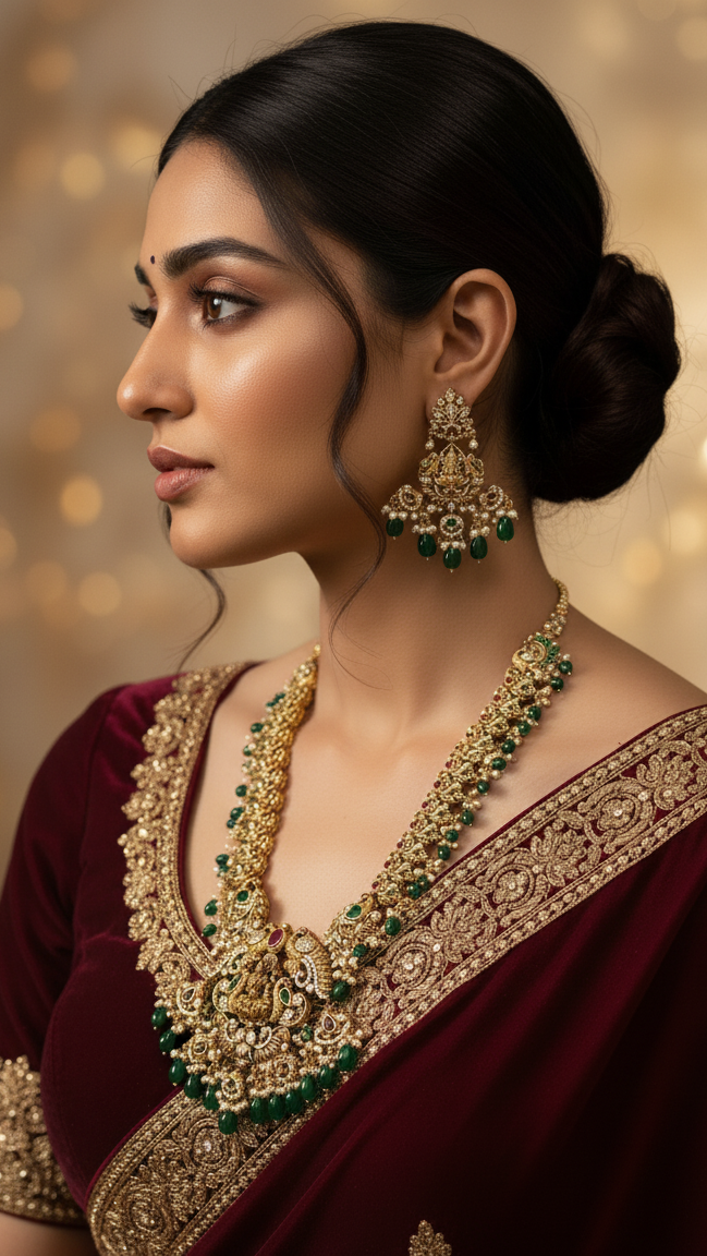 Grand Antique Temple Haram Set