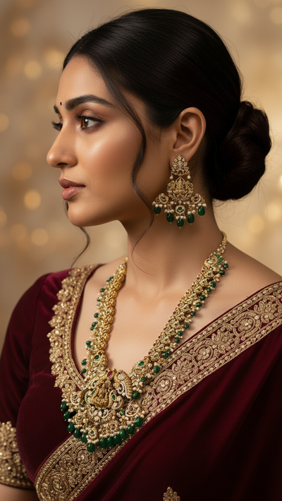 Grand Antique Temple Haram Set