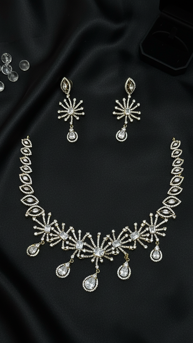 Radiant Diamond Sparkle Necklace