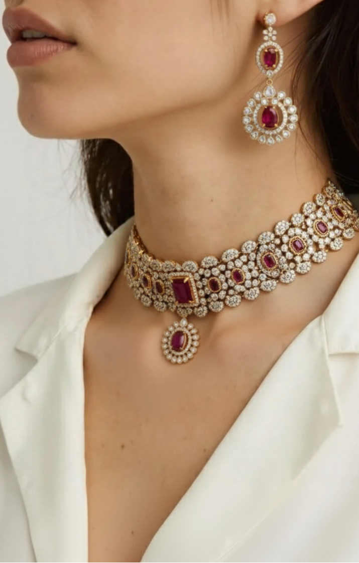 Red Kundan Jewelry